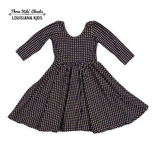 Alice + Ames Sz 4 Navy Square Ballet Dress